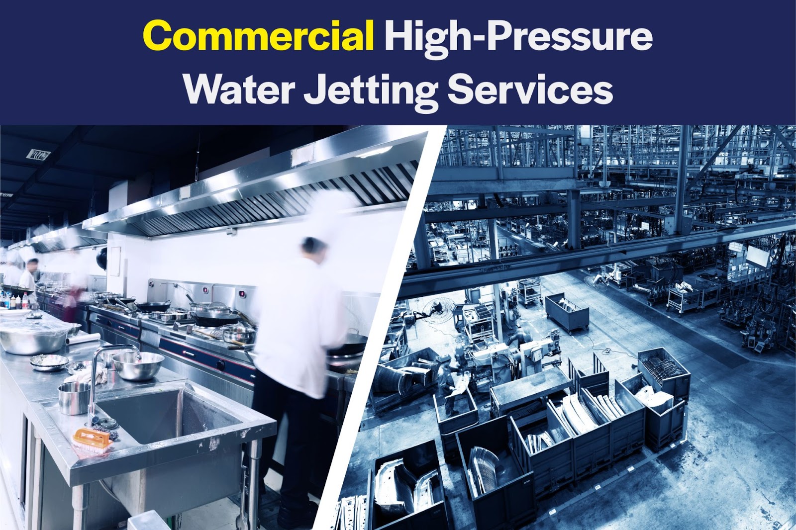 commercial high pressure water jetting