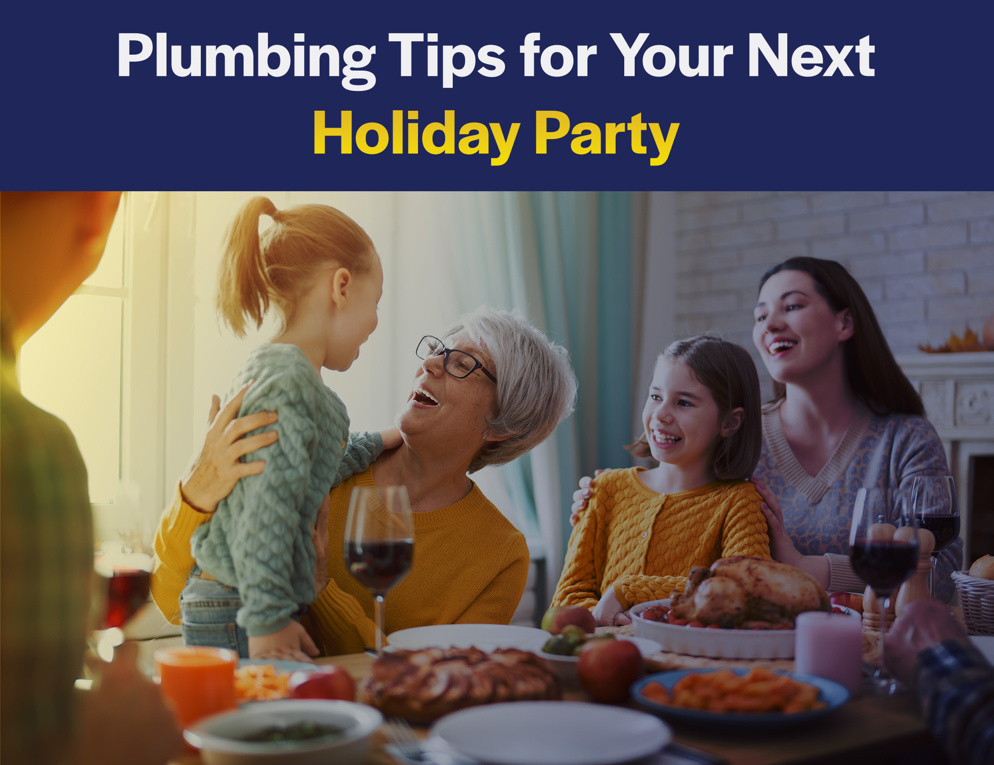 Plumbing tips for your next holiday party