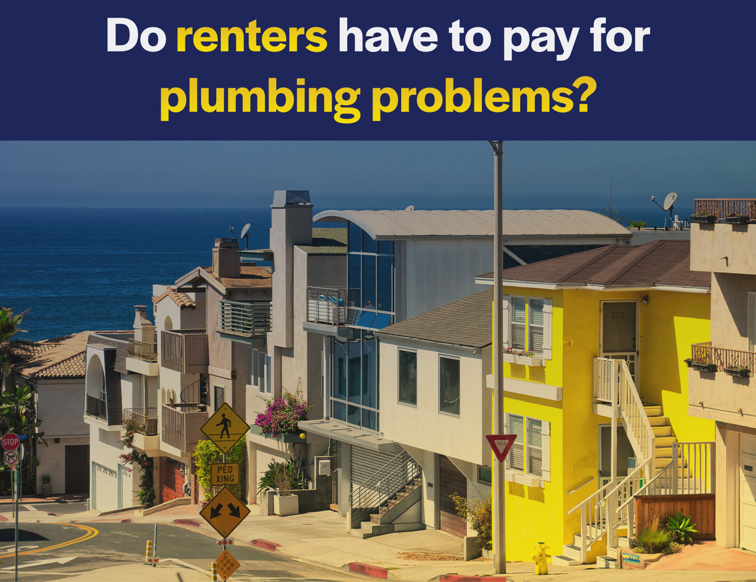 Do renters have to pay for plumbing problems?