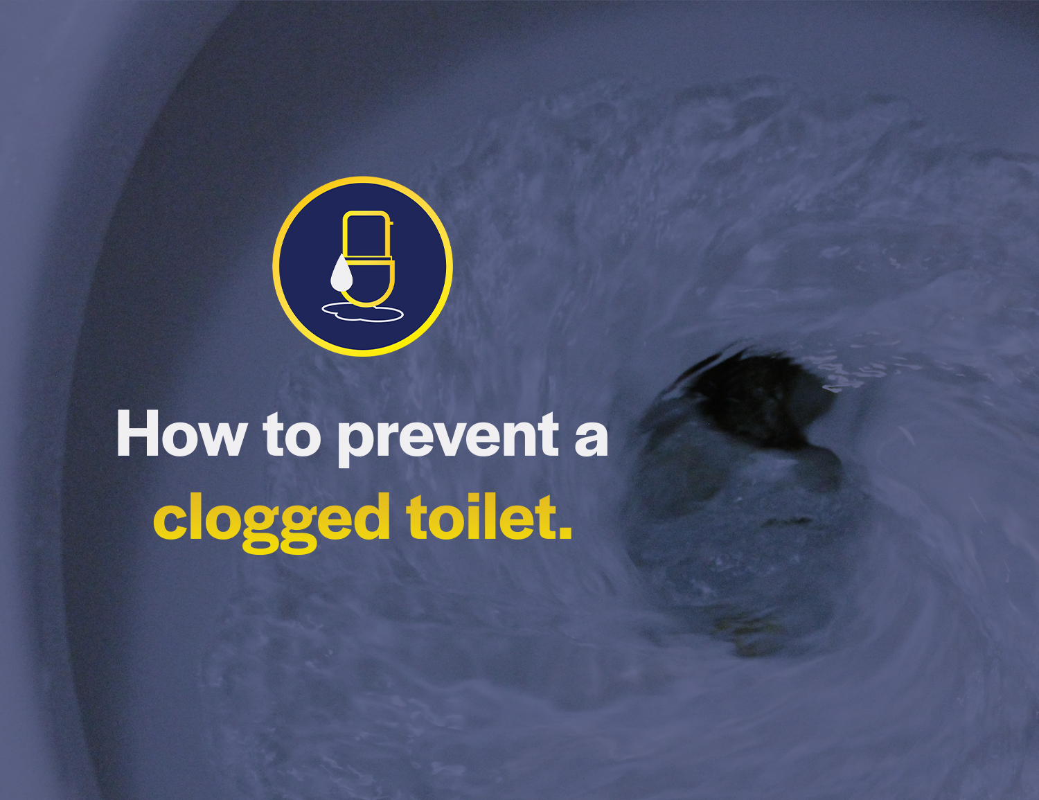 How to prevent a clogged toilet