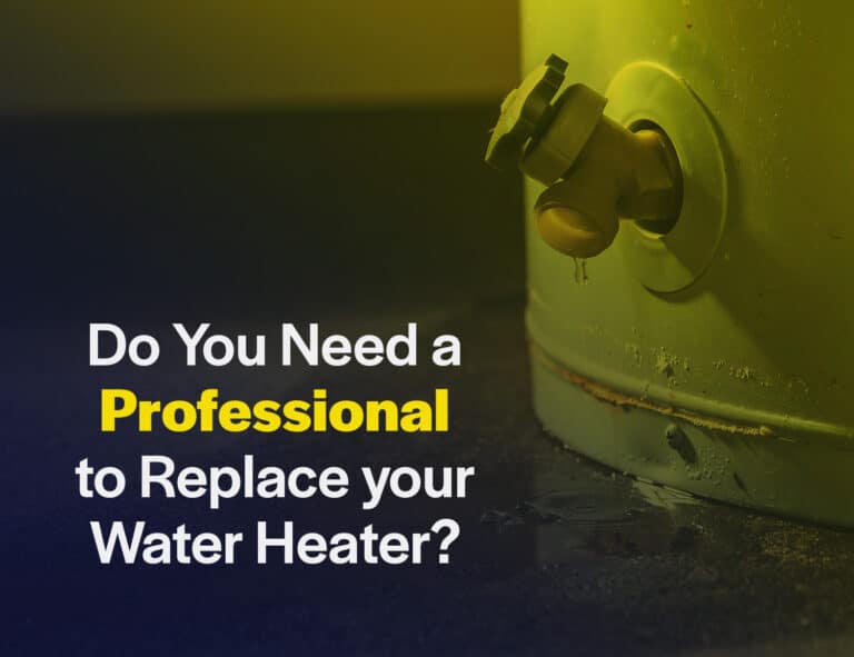 Professional water heater replacement