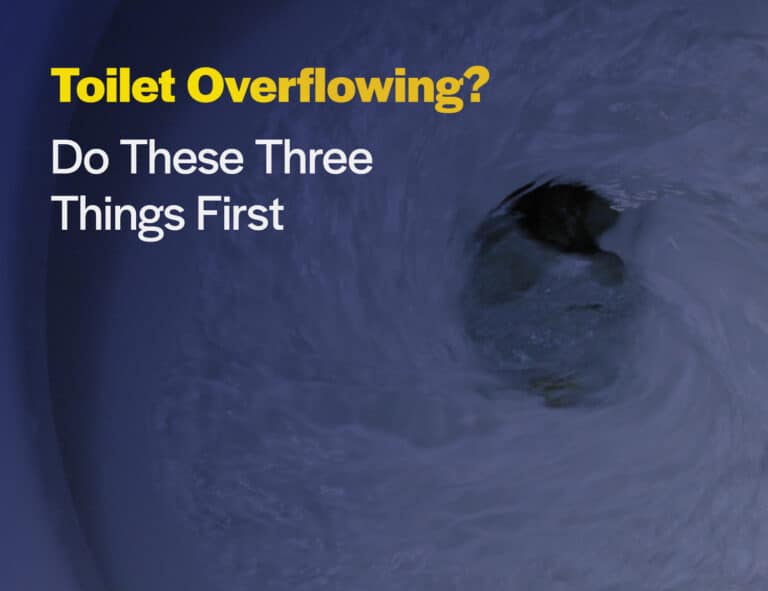 toilet overflowing